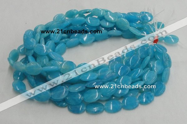 CHM04 16 inches 15*20mm oval blue hemimorphite beads wholesale