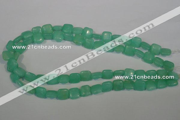 CHM16 15.5 inches 12*12mm square green hemimorphite beads wholesale