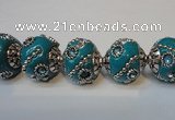 CIB122 19mm round fashion Indonesia jewelry beads wholesale