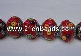 CIB150 21mm round fashion Indonesia jewelry beads wholesale