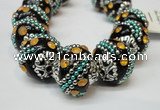 CIB180 18mm round fashion Indonesia jewelry beads wholesale
