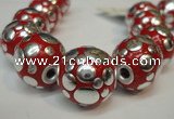 CIB248 18mm round fashion Indonesia jewelry beads wholesale