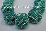 CIB414 20mm round fashion Indonesia jewelry beads wholesale