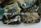 CIJ20 15.5 inches 18*25mm rectangle impression jasper beads wholesale