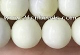 CIJ203 15.5 inches 10mm round ivory jade beads wholesale