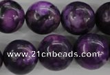 CJJ08 15.5 inches 18mm round dyed lucky jade beads wholesale