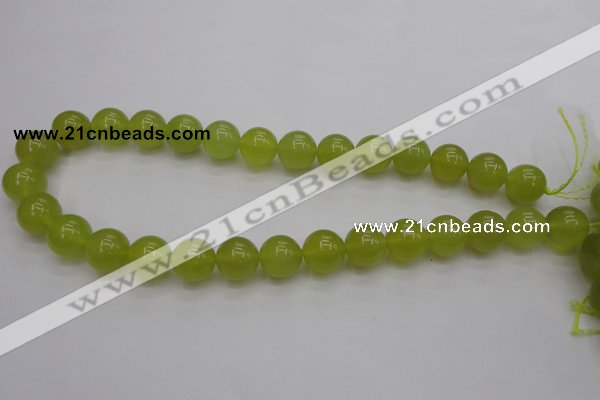 CKA206 15.5 inches 14mm round Korean jade gemstone beads