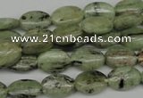 CKC270 15.5 inches 8*12mm oval natural green kyanite beads