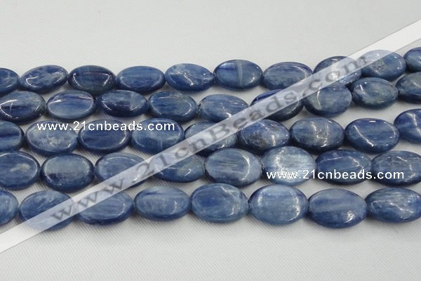 CKC538 15.5 inches 18*25mm oval natural Brazilian kyanite beads