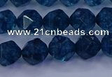 CKC712 15.5 inches 8mm faceted nuggets imitation kyanite beads