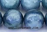 CKC842 15 inches 12mm round blue kyanite beads