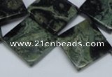 CKJ08 15.5 inches 20*20mm diamond kambaba jasper beads wholesale
