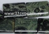 CKJ11 15.5 inches 22*30mm flat tube kambaba jasper beads wholesale