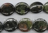 CKJ151 15.5 inches 18mm flat round New kambaba jasper beads