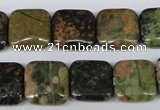 CKJ161 15.5 inches 15*15mm square New kambaba jasper beads
