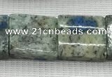 CKJ445 15.5 inches 12*15mm - 14*17mm rectangle natural k2 jasper beads