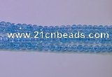 CKQ360 15.5 inches 4mm round dyed crackle quartz beads wholesale