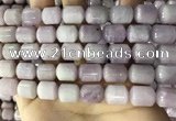 CKU332 15.5 inches 10*12mm tube kunzite gemstone beads