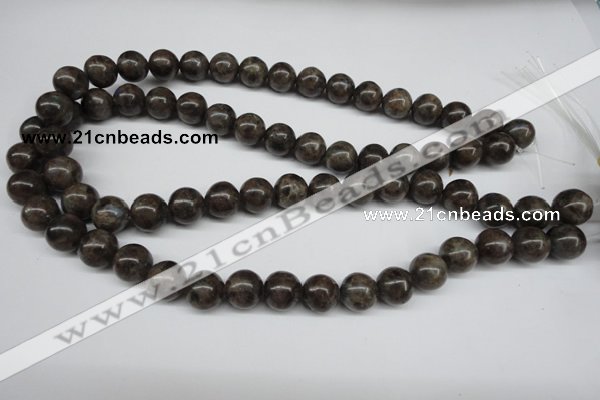 CLB434 15.5 inches 12mm round grey labradorite beads wholesale