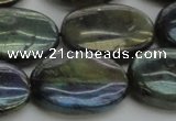 CLB653 15.5 inches 20*30mm oval AB-color labradorite beads