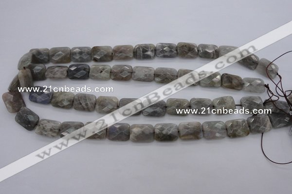 CLB748 15.5 inches 8*12mm faceted rectangle labradorite gemstone beads