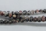 CLD01 15.5 inches 4mm round leopard skin jasper beads wholesale