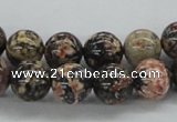 CLD04 15.5 inches 10mm round leopard skin jasper beads wholesale