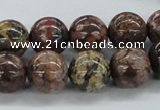 CLD05 15.5 inches 12mm round leopard skin jasper beads wholesale