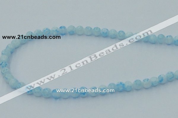 CLG629 10PCS 16 inches 6mm round lampwork glass beads wholesale