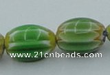 CLG638 5PCS 16 inches 10*14mm oval lampwork glass beads wholesale