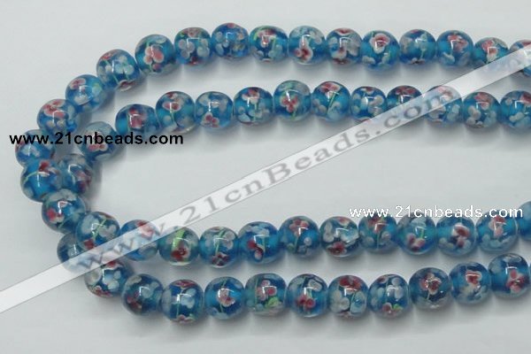 CLG752 15.5 inches 10mm round lampwork glass beads wholesale