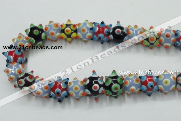 CLG828 15.5 inches 12*17mm lampwork glass beads wholesale