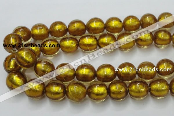 CLG850 15.5 inches 18mm round lampwork glass beads wholesale
