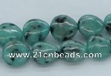 CLJ01 15.5 inches 13*13mm heart sesame jasper beads wholesale