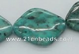 CLJ06 15.5 inches 30*30mm diamond sesame jasper beads wholesale