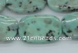 CLJ09 15.5 inches 22*30mm round-cornered rectangle sesame jasper beads