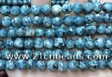 CLJ558 15.5 inches 6mm,8mm,10mm & 12mm faceted round sesame jasper beads