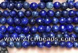 CLJ563 15.5 inches 6mm,8mm,10mm & 12mm faceted round sesame jasper beads