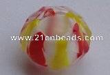 CLNP08 20pcs 8*14mm faceted roundel lampwork glass European beads