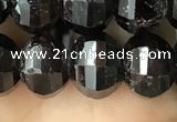 CME214 15.5 inches 7*9mm - 8*10mm pumpkin garnet beads
