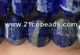 CME215 15.5 inches 7*9mm - 8*10mm pumpkin lapis lazuli beads