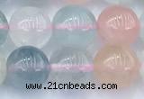 CMG478 15 inches 10mm round morganite gemstone beads