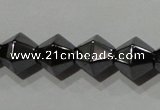 CMH136 15.5 inches 8*8mm faceted bicone magnetic hematite beads