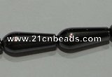 CMH139 15.5 inches 6*16mm teardrop magnetic hematite beads
