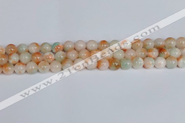 CMJ1066 15.5 inches 8mm round jade beads wholesale