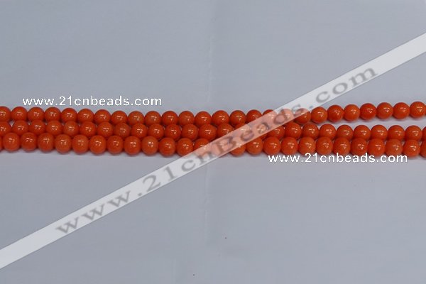 CMJ142 15.5 inches 6mm round Mashan jade beads wholesale