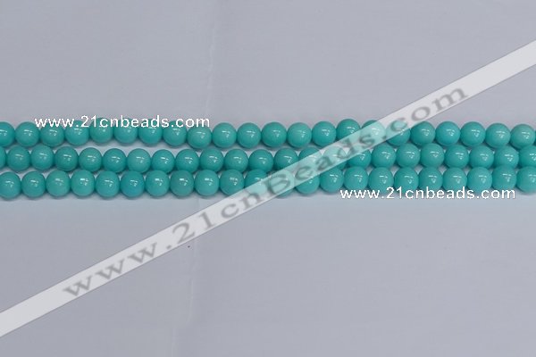 CMJ192 15.5 inches 8mm round Mashan jade beads wholesale