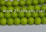 CMJ219 15.5 inches 6mm round Mashan jade beads wholesale