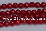 CMJ22 15.5 inches 4mm round Mashan jade beads wholesale