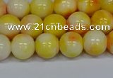 CMJ508 15.5 inches 10mm round rainbow jade beads wholesale